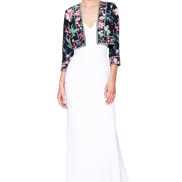 Tadashi Shoji Capucine Floral Bolero - Picture 2 of 8